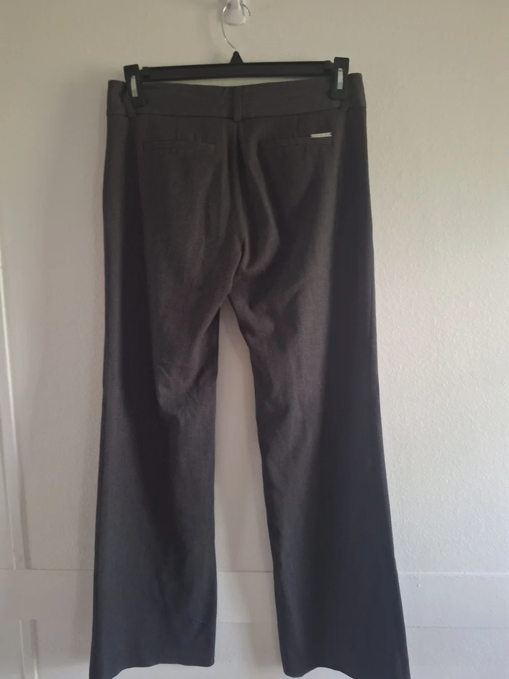 Michael Kors Women's Dark Gray Wide-Leg Trousers